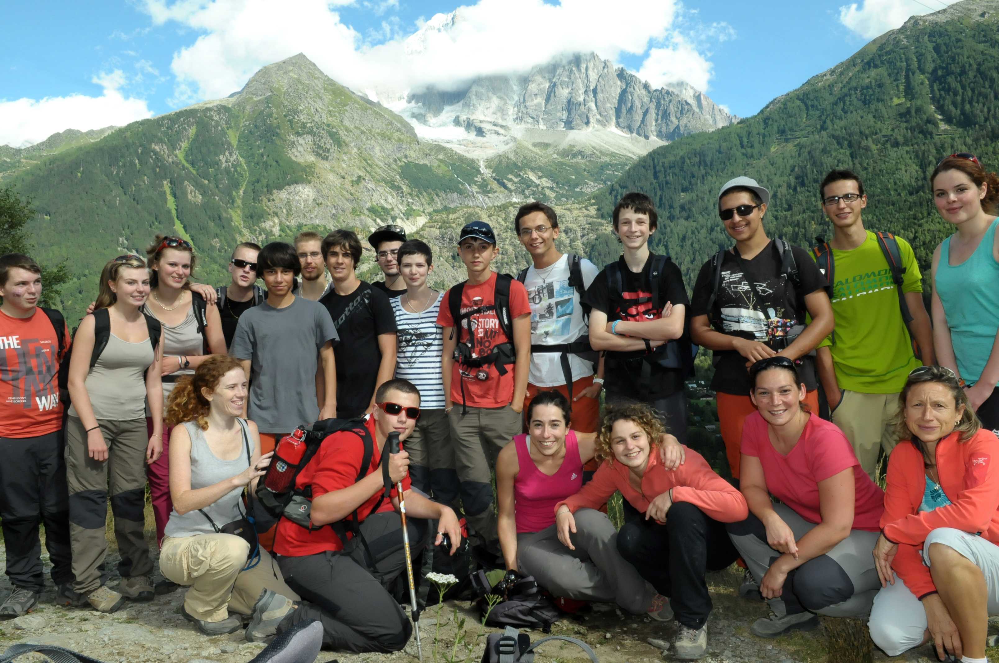 Pour marquer cette belle journée, petite photo de groupe en fin de parcours !