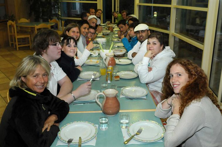 Début de soirée ! le bonheur de se retrouver tous autour d