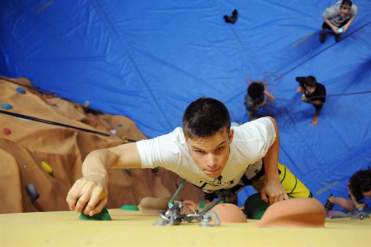 Florian veut arriver en haut, et il y arrivera!