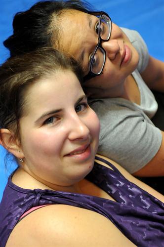 Deux complices de rappel au repos: Minh-Anh et Emilie !
