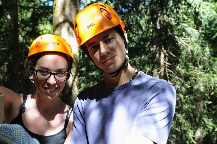 Jeux de lumière sur Laura et Alexandre