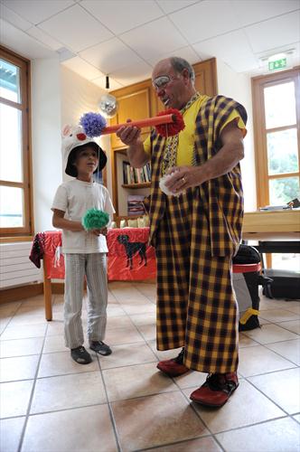 Bibo le clown est venu pour nous faire son fameux spectacle!!!