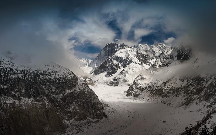 Et enfin le calme reposant des Grandes Jorasses