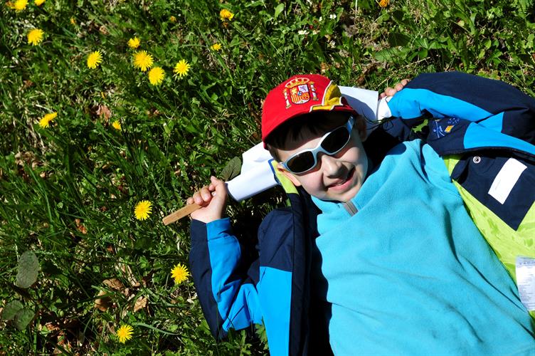 Petite pause bucolique dans les jardin du châlet ! (Antoine)