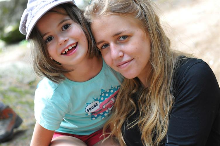 Deux belles des montagnes posant amicalement pour le photographe: Marcia et Margaux !