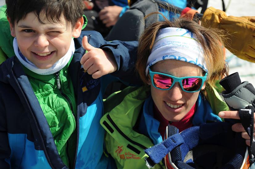 2 compères de descente ! (Mathieu et Blandine)
