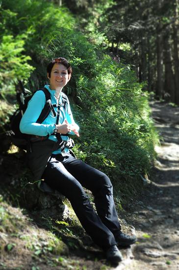 Pause bucolique et souriante pour Dorine !