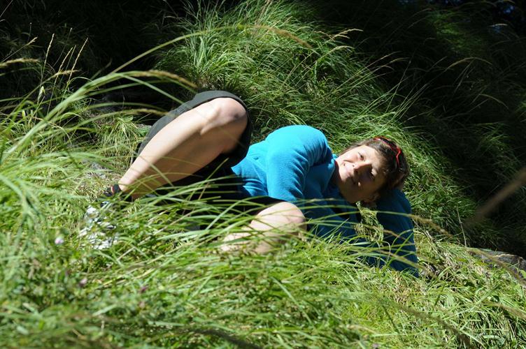 Pauline au repos, en version "Déjeuner sur l