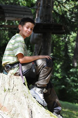 Au repos pour quelques minutes après un enchainement de péripéties aériennes, Cyrus !