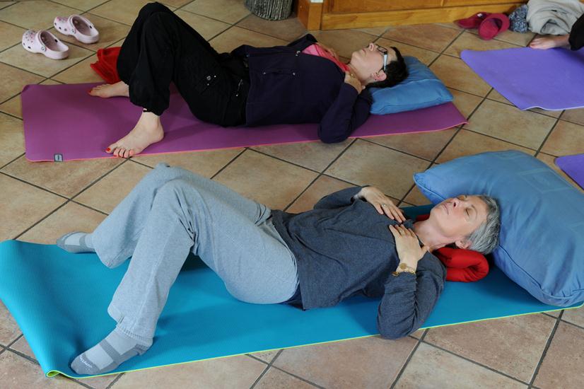 Et enfin, une séance de yoga pour bien finir la journée!