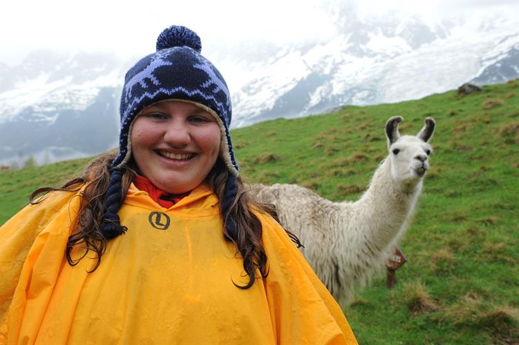 Et Sophie semble ravie de sa nouvelle rencontre!