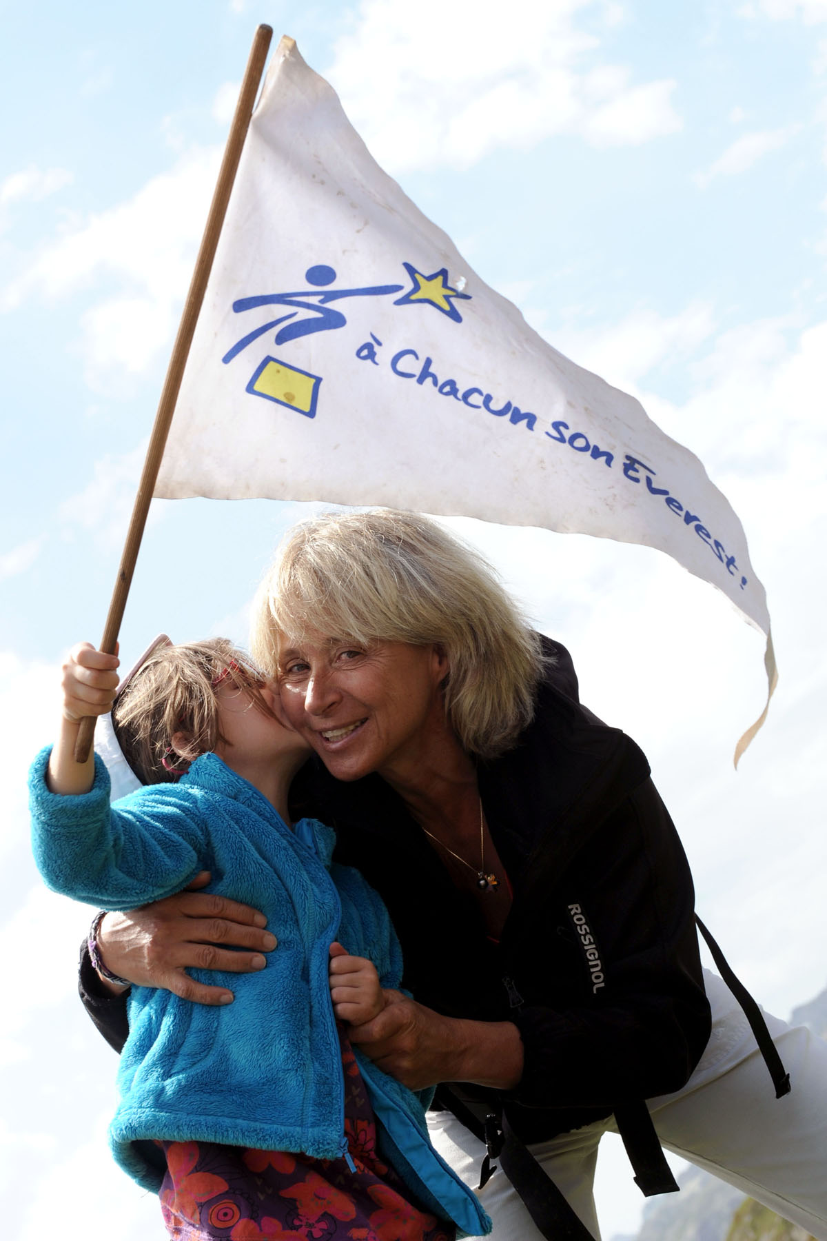 Un grand merci à Christine pour nous avoir emmené tout là-haut, ça mérite un gros bisou de Clélie!