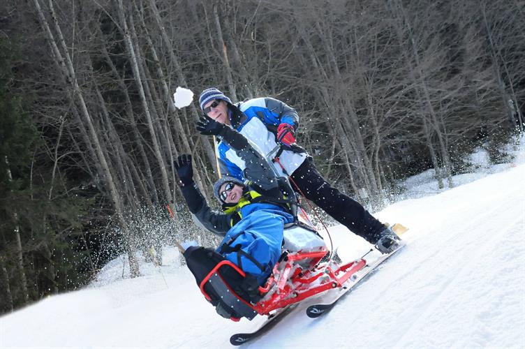 Envolée neigeuse pour Jojo et Tony !