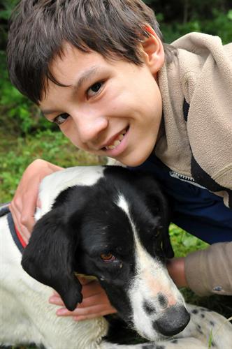 Adrien et son fidèle compagnon de l