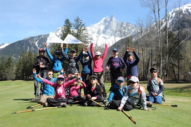 Tout le monde sur le terrain de golf!