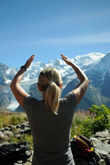 Suivie par une séance de Qi-kong à plus de 2000m d