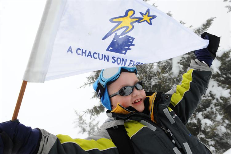 Benjamin peut brandir son drapeau, il est en haut!