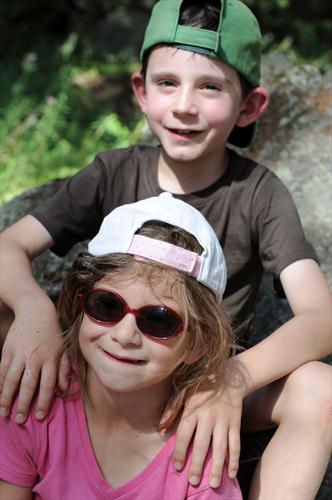 Sourires de nos deux mascottes!