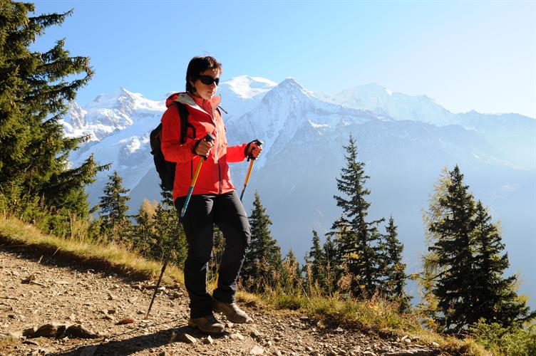 Attention Mélanie, même la descente est raide!