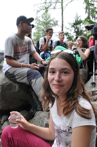 Un peu fatiguée... mais très heureuse!