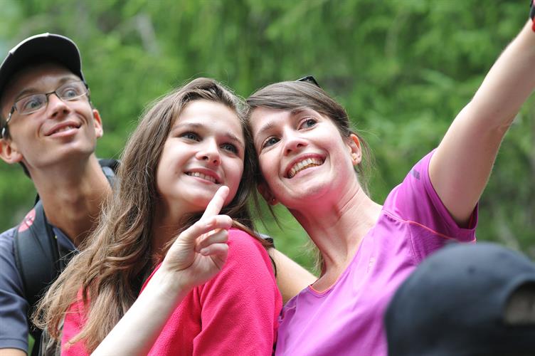 Selfie à Chamonix!