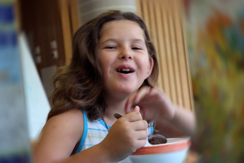 On commence cette journée qui s’annonce dynamique par un petit-déj… tonitruant ! (Marjorie)