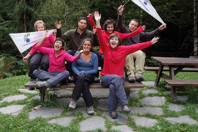 Accrobranches au programme en ce mercredi !