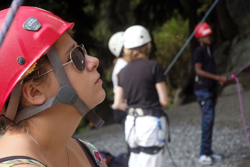 A l’image de Marion, tout le monde est hyper concentré !