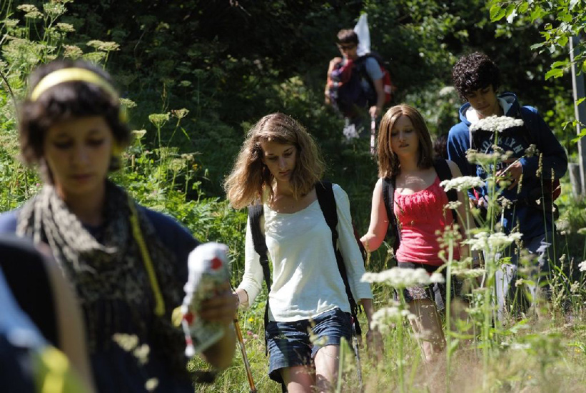 Les passages en clairière nous rappellent la chaleur  qui écrase !