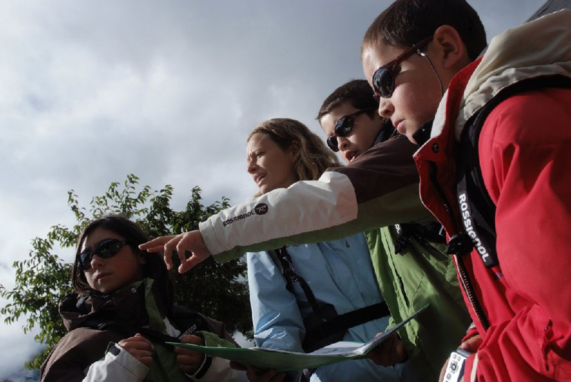Dès les premières minutes, on commence l’observation ! (Léola, guillaume, Cécile et Thomas)