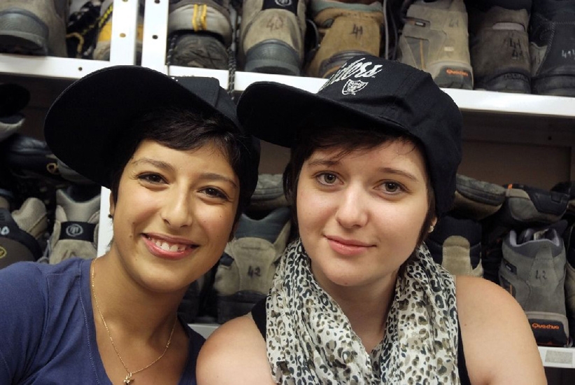Y’a eu un coup de vent les filles ? (Célie et Lucile)