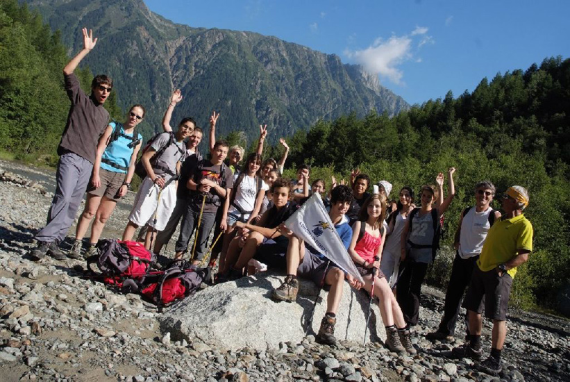 Petite photo de groupe pour se donner du cœur à l’ouvrage !