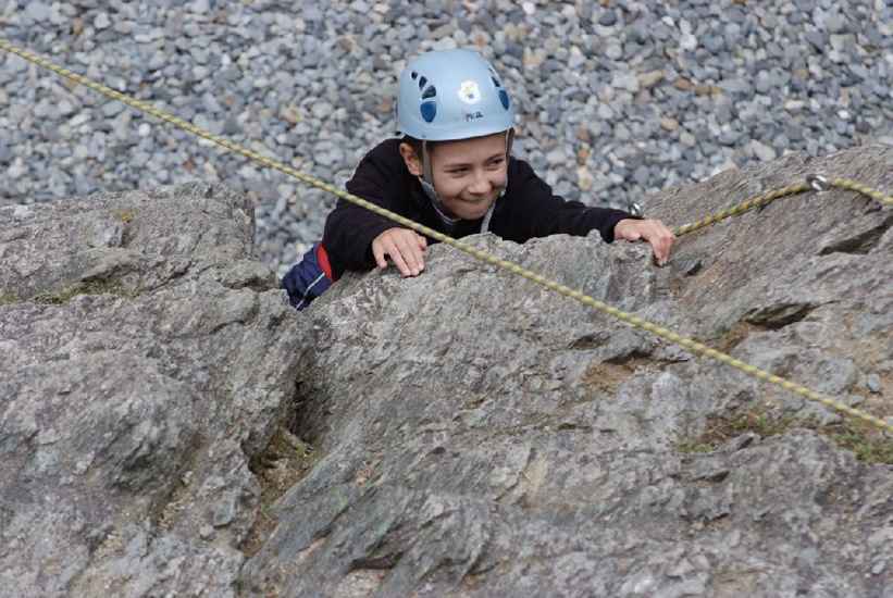 Benjamin, déjà très à l’aise malgré les arêtes effilées !