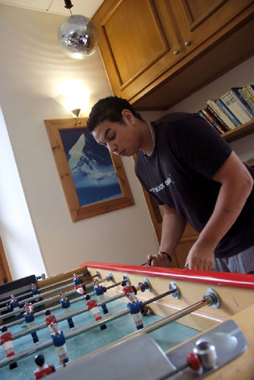 Sportif de haut niveau Mathieu, jusqu’au baby-foot !