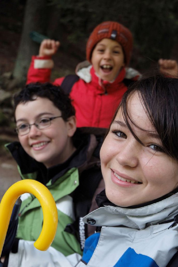 Une pause pleine de sourires…