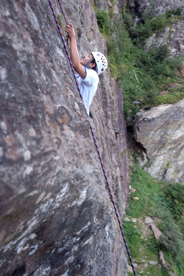 Florian sort des rochers !