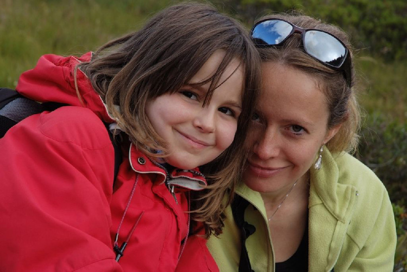 Pause ! Eva et Cécile.