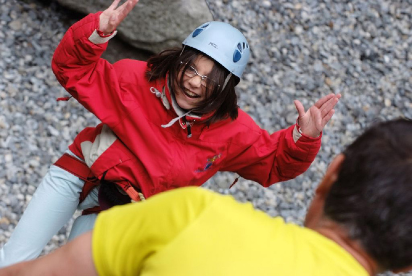 Et sans les mains ! Rappel en toute confiance pour Morgane !