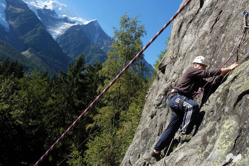 Florian surveillé par le Mont Blanc !