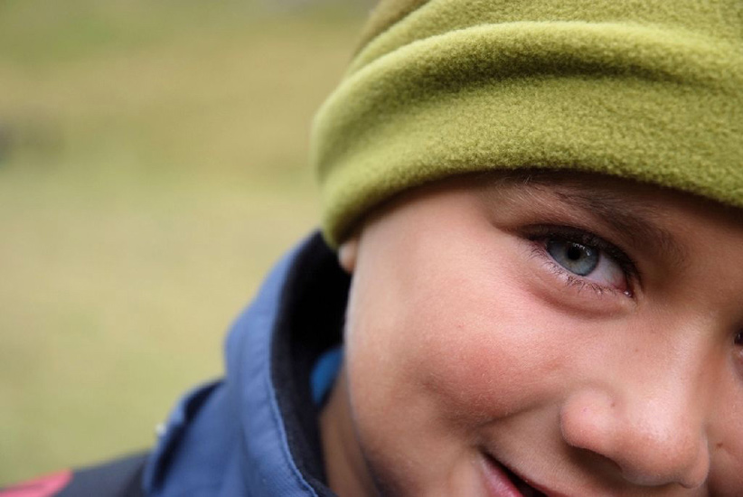 Il en prend plein les yeux Adrien à voir la beauté du paysage chamoniard.