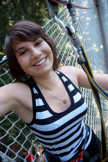 Gros sourire en fin de parcours pour Adèle.