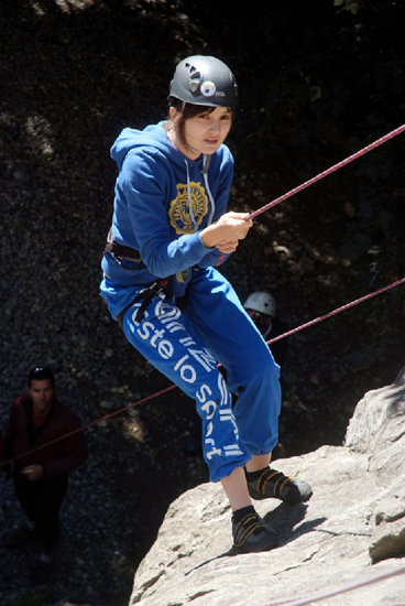 Descente en douceur pour Marion !
