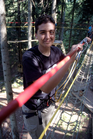 Valentin s’éclate ce matin, ça se voit à son sourire !