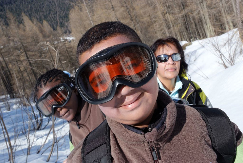 Belles lunettes.