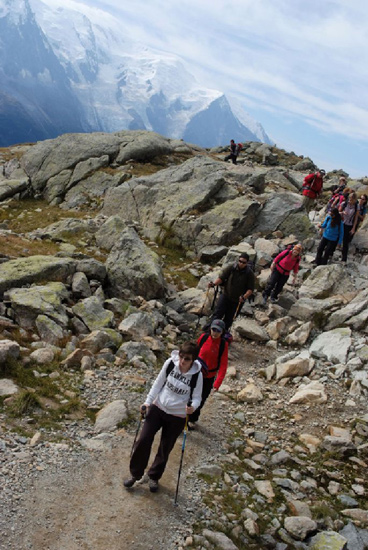 Slalom entre les rochers…