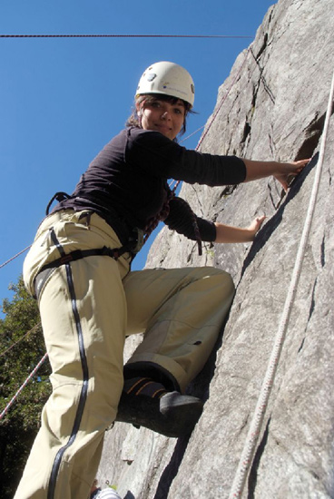 Un sourire entre deux ascensions, elle est sympa Clara !