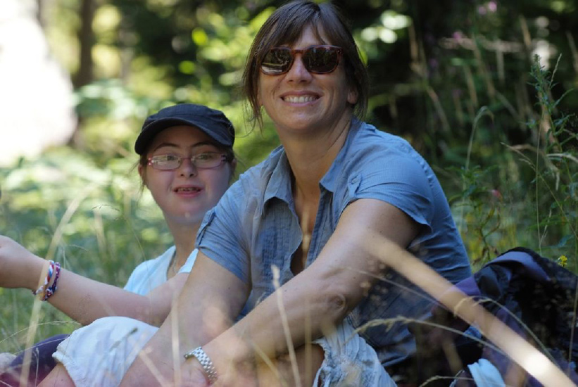 Deux championnes du mushage prêtes à décoller : Manon et Lorraine.
