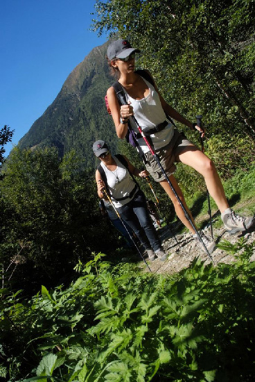 A la découverte de la forêt chamoniarde.