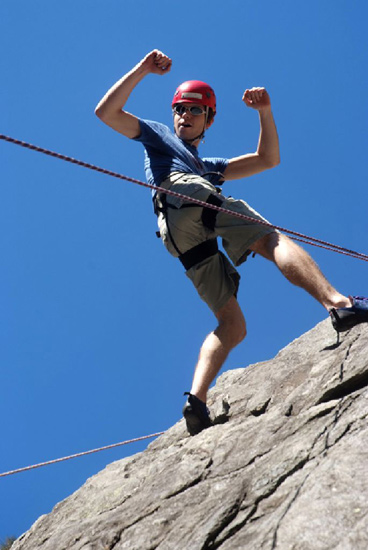 Trop fort Maxime, il est tout en haut !