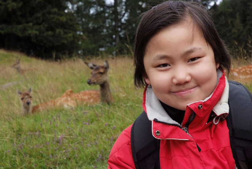 Christiane est heureuse, elle a découvert une mignonne petite famille !